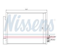Condensatore, impianto di climatizzazione NISSENS 940156