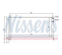 NISSENS 940175 Condensatore climatizzatore
