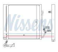 Condensatore, impianto di climatizzazione NISSENS 940192