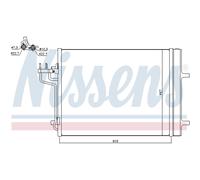 NISSENS 940398 Condensatore climatizzatore