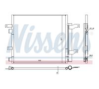 NISSENS 940536 Condensatore climatizzatore