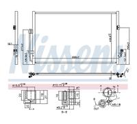 Condensatore, impianto di climatizzazione NISSENS 940556
