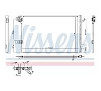 Condensatore, impianto di climatizzazione NISSENS 940732