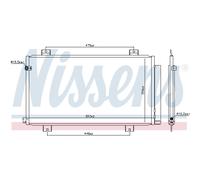 NISSENS 941180 Condensatore climatizzatore