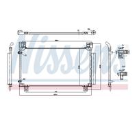 NISSENS 941277 Condensatore climatizzatore