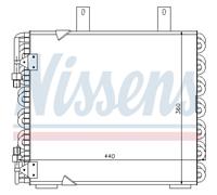 Condensatore, impianto di climatizzazione NISSENS 94172