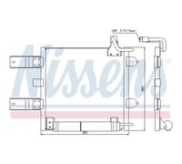 Condensatore, impianto di climatizzazione NISSENS 94446