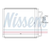 Condensatore, impianto di climatizzazione NISSENS 94528