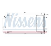 Condensatore, impianto di climatizzazione NISSENS 94830