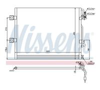 Condensatore, impianto di climatizzazione NISSENS 94858