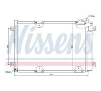 Condensatore, impianto di climatizzazione NISSENS 94892