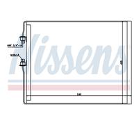 Condensatore, impianto di climatizzazione NISSENS 94990