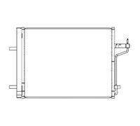 Condensatore radiatore climatizzazione 350322 NRF per FORD KUGA II C-MAX II