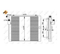 Condensatore, impianto di climatizzazione NRF 35037