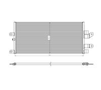 Condensatore, impianto di climatizzazione NRF 350389