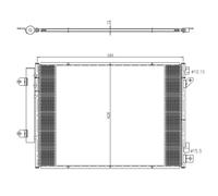Condensatore, impianto di climatizzazione NRF 350472