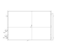 NRF 350477 Condensatore climatizzatore