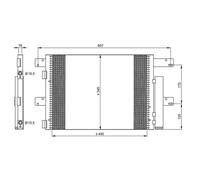 NRF 35896 Condensatore climatizzatore