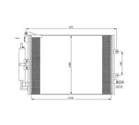 Condensatore, impianto di climatizzazione NRF 35897
