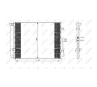 Condensatore, impianto di climatizzazione NRF 35984
