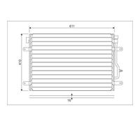 Valeo Condensatore climatizzatore 817741 per Audi A4 B6, A6 C5 R134a