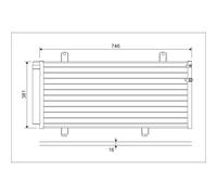 Condensatore, impianto di climatizzazione VALEO 822584