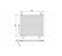 Condensatore, impianto di climatizzazione VALEO 822591