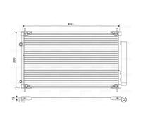 Valeo Condensatore climatizzatore 822604 per Toyota Yaris