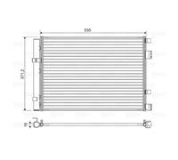 Condensatore, impianto di climatizzazione VALEO 822610
