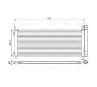 VALEO 822619 Condensatore climatizzatore