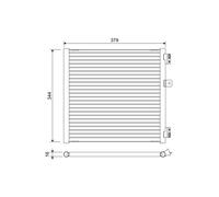 Condensatore, impianto di climatizzazione VALEO 822660