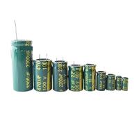 Condensatore in alluminio ad alta frequenza e bassa 50V2200UF 16X25 2 pezzi Capacitance Meters