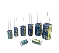 Condensatore in alluminio ad alta frequenza e bassa frequenza 6,3 V 2200 UF 10 pezzi Capacitance Meters