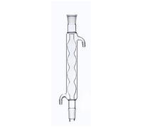 Condensatore in vetro borosilicato ad alto tenore di carbonio - Estrattore a riflusso da laboratorio con estremità di calibro uguale(200mm-19/26)