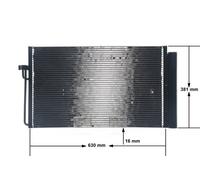 Condensatore MAHLE AC 345 000S Per Aria Condizionata Per BMW