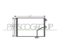Condensatore Mercedes C Class (w204/s204) Dal 2007 Al 2010 Me029c001 A2045000654