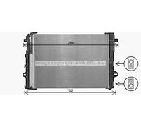 CONDENSATORE MERCEDES CLA C117 13->19 / INFINITI Q30 15-> NUOVO