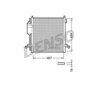 Condensatore, impianto di climatizzazione DENSO DCN45001