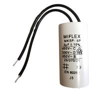 Condensatore Motore di Avviamento/Permanente 2µF 2uF 450V A Fili Lavoro MKSP-5P