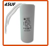 Condensatore motore elettrico 45uf mf microfarad 425V 475V con filo elettropompa