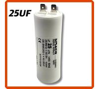 Condensatore motore elettrico monofase 25uf mf 50hz 450V con faston elettropompa