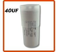 Condensatore motore elettrico monofase 40uf 450V con faston per elettropompa