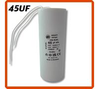 Condensatore motore elettrico monofase 45uf 425V 475V con filo per elettropompa