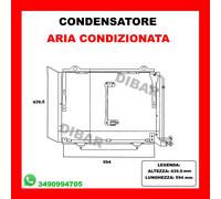 CONDENSATORE NUOVO MERCEDES CLASSE C - CLK 180-200-250-300 DA 93 BSG60-525029 15