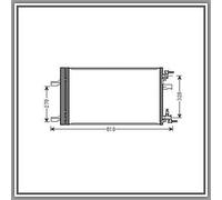 Condensatore Per CHEVROLET/DAEWOO CRUZE Dal 2009 Al 2012 DW040C001 23333680
