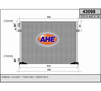 Condensatore OPEL VIVARO A Combi X83 1.9 DI (F7,J7,A07) 60kw 01-