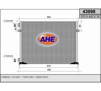 Condensatore OPEL VIVARO A X83 1.9 DTI 74kw 06-