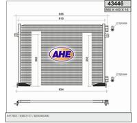Condensatore OPEL VIVARO A X83 2.0 CDTI 66kw 06-