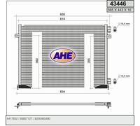 Condensatore OPEL VIVARO A X83 2.0 CDTI (F7) 84kw 06-