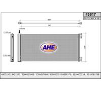 Condensatore OPEL VIVARO B X82 1.6 CDTI (05) 92kw 16-